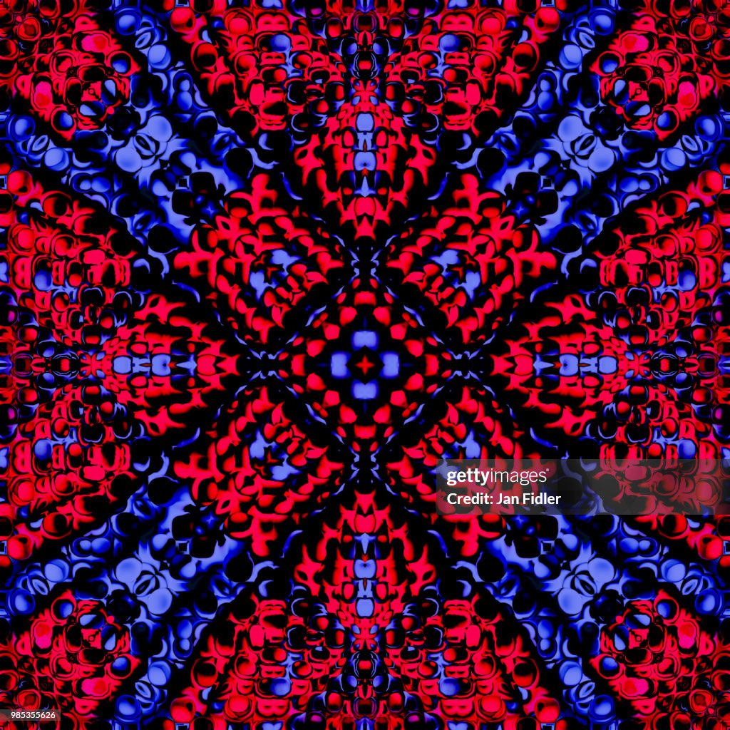 Fantasy abstract mosaic