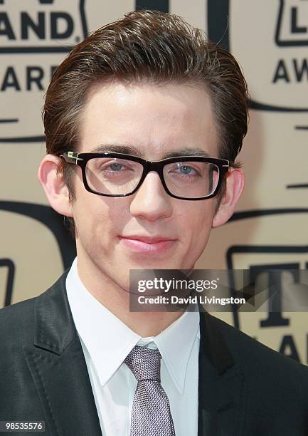 Actor Kevin McHale attends the 8th Annual TV Land Awards at Sony Studios on April 17, 2010 in Culver City, California.