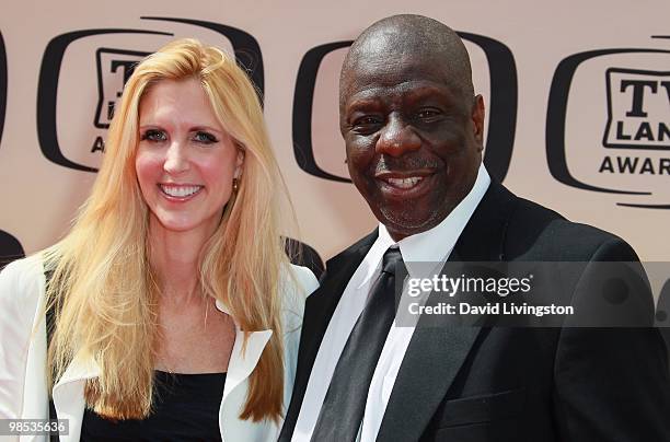 Author Ann Coulter and actor Jimmie Walker attend the 8th Annual TV Land Awards at Sony Studios on April 17, 2010 in Culver City, California.