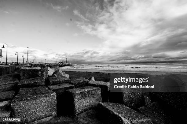 molo di senigallia - molo stock pictures, royalty-free photos & images