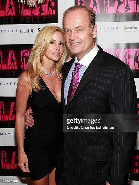 Camille Donatacci Grammer and husband/actor Kelsey Grammer attends the after party for the opening of "La Cage Aux Folles" on Broadway at Providence...