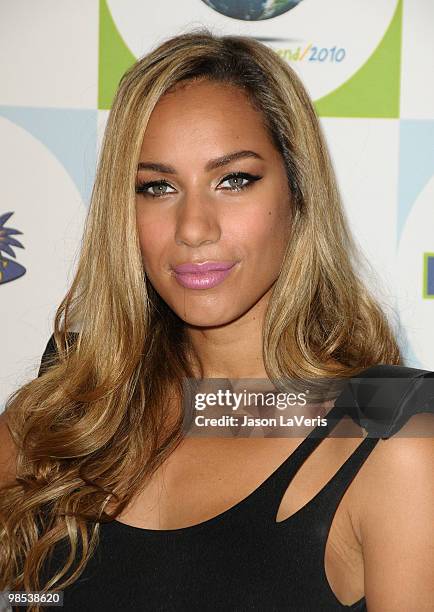Singer Leona Lewis attends the 2010 Jenesse Silver Rose gala & auction at Beverly Hills Hotel on April 18, 2010 in Beverly Hills, California.