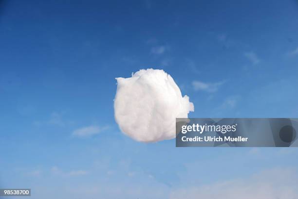 flying snowball - cloud shape stock pictures, royalty-free photos & images