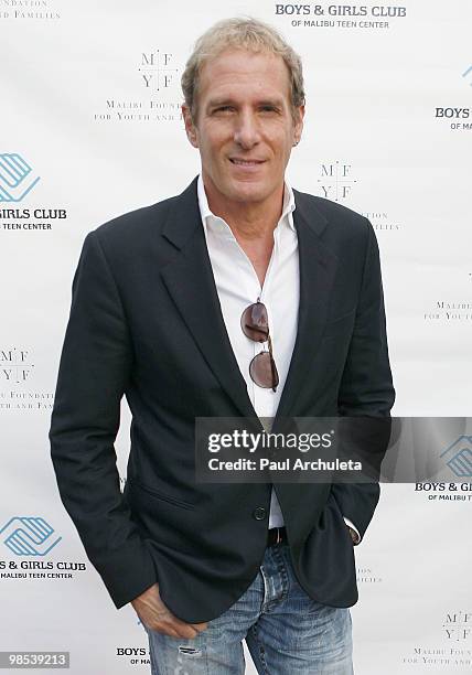 Singer Michael Bolton arrives at the Boys & Girls Club Malibu teen center celebrity benefit at La Villa Contenta on April 18, 2010 in Malibu,...