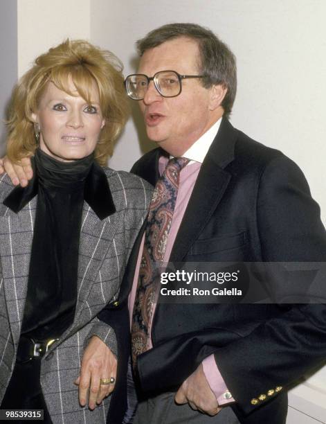 Angie Dickinson and Larry King