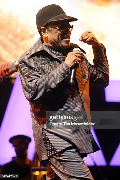 Bobby Womack of The Gorillaz performs as part of the Coachella Valley Music and Arts Festival at the Empire Polo Fields on April 18, 2010 in Indio,...