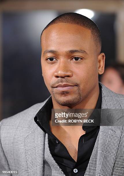 Cast member Columbus Short arrives at the world premiere of "Death At A Funeral" at the Arclight Cinerama Dome, April 12, 2010 in the Hollywood...