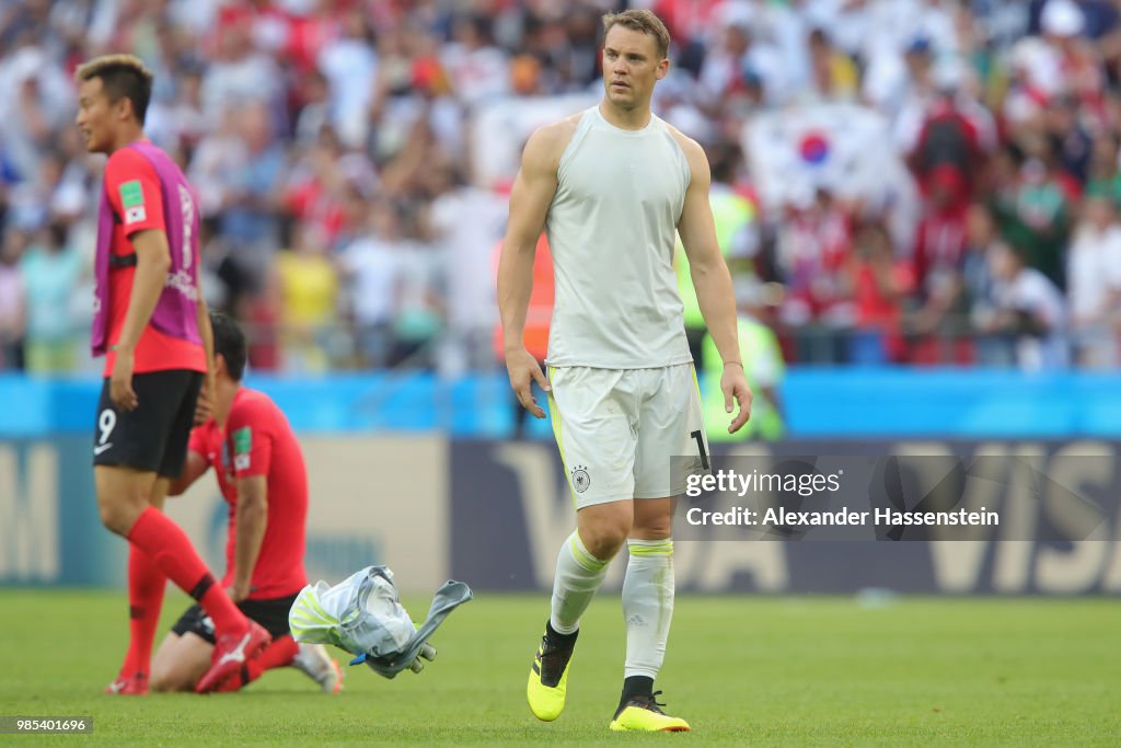 Korea Republic v Germany: Group F - 2018 FIFA World Cup Russia