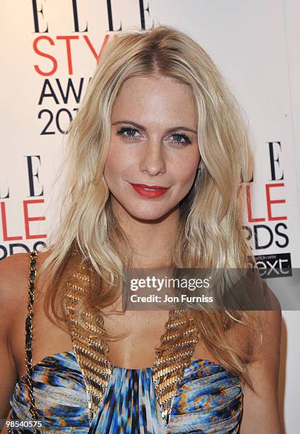 Poppy Delevingne attends the ELLE Style Awards 2010 at Grand Connaught Rooms on February 22, 2010 in London, England.