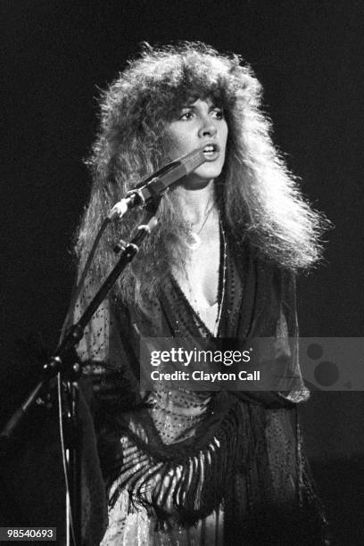 Stevie Nicks performing with Fleetwood Mac at the Cow Palace in San Francisco, California on December 12, 1979.