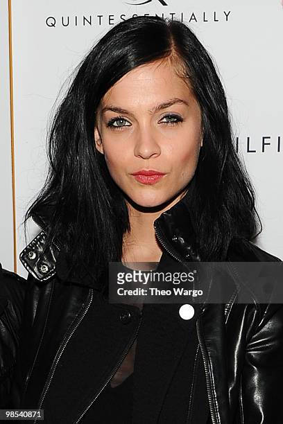 Leigh Lezark of The Misshapes attend "The Runaways" New York premiere at Landmark Sunshine Cinema on March 17, 2010 in New York City.