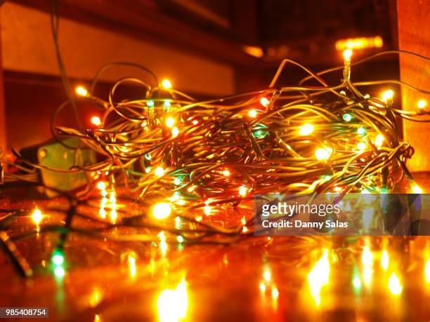 luces de navidad - navidad ストックフォトと画像