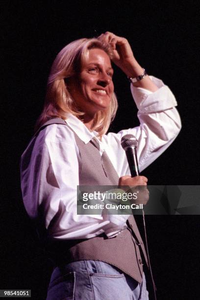 Ellen DeGeneres performing at the Warfield Theater n San Francisco on June 18, 1993.