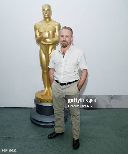 Actor Ben Foster attends The Academy of Motion Picture Arts and Sciences official academy screening of "Leave No Trace" at The Museum of Modern Art...