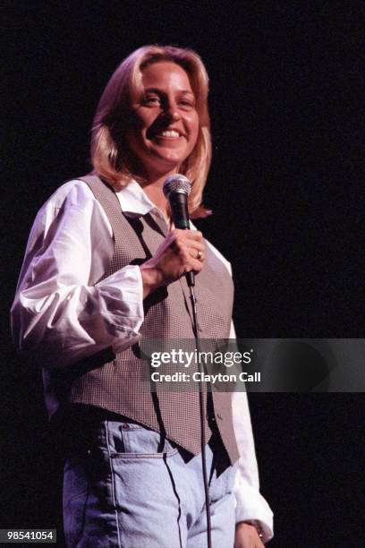 Ellen DeGeneres performing at the Warfield Theater n San Francisco on June 18, 1993.