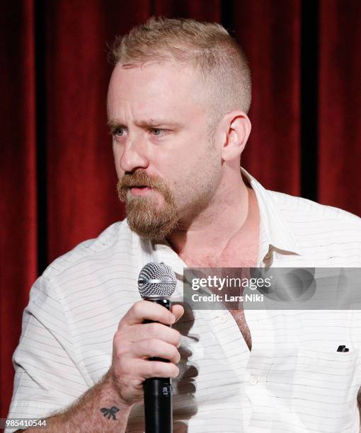 Actor Ben Foster on stage during The Academy of Motion Picture Arts and Sciences official academy screening of "Leave No Trace" at The Museum of...