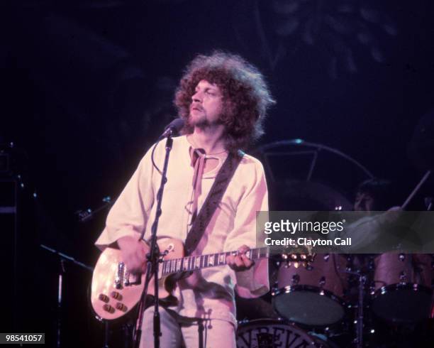 Jeff Lynne and Electric Light Orchestra performing at the Beacon Theater in New York City in 1976.