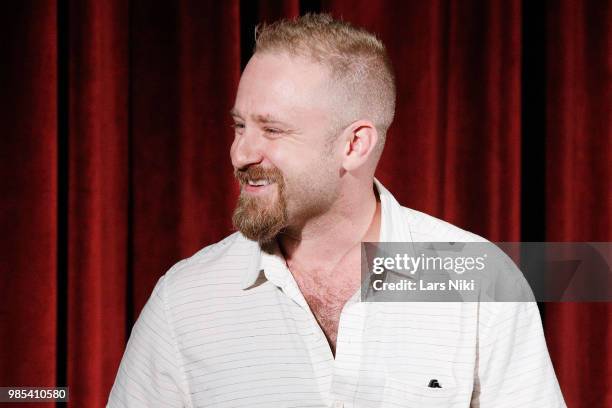 Actor Ben Foster on stage during The Academy of Motion Picture Arts and Sciences official academy screening of "Leave No Trace" at The Museum of...