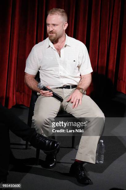 Actor Ben Foster on stage during The Academy of Motion Picture Arts and Sciences official academy screening of "Leave No Trace" at The Museum of...