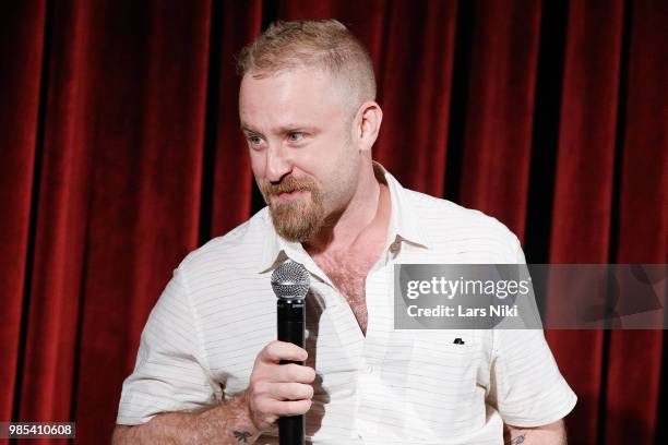 Actor Ben Foster on stage during The Academy of Motion Picture Arts and Sciences official academy screening of "Leave No Trace" at The Museum of...