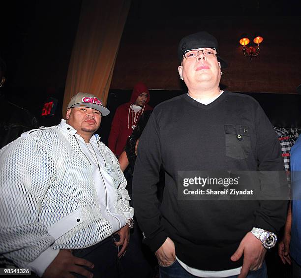 Fat Joe and Macha visit M2 Ultra Lounge on April 16, 2010 in New York City.