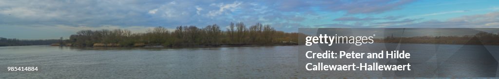 Panorama Schelde Sint-Amands