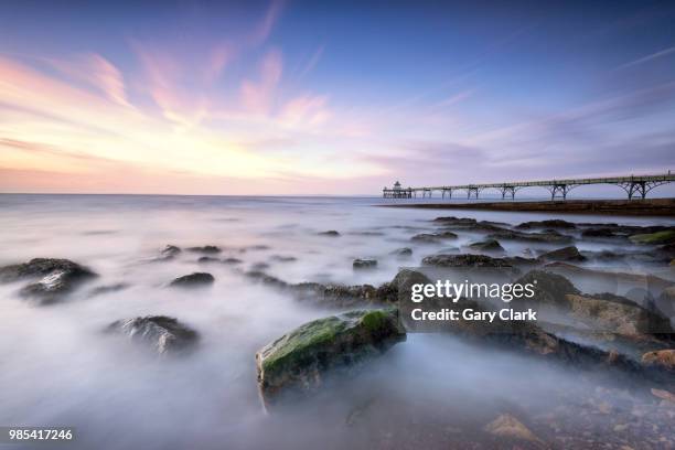 incoming tide - clark bridge stock-fotos und bilder