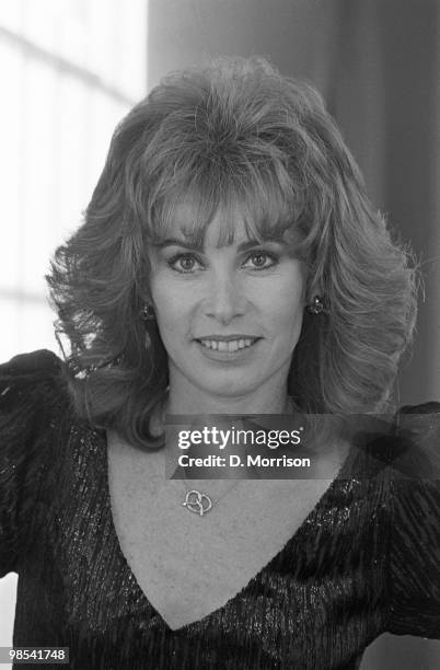 Stefanie Powers, actress, who appeared as 'Jennifer Hart' in Hart to Hart'. 23rd January 1985.