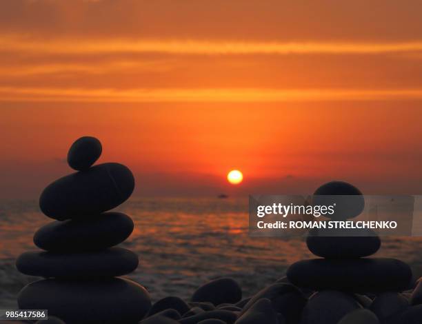 229 Pile Of Rocks Silhouette Stock Photos, High-Res Pictures, and Images -  Getty Images
