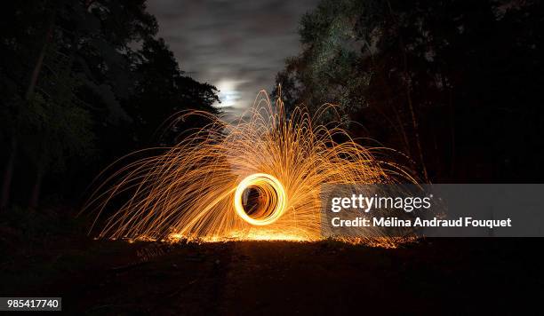 lightpainting - fouquet stock pictures, royalty-free photos & images