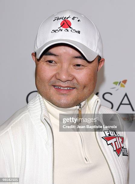 Jerry Yang arrive at the 8th Annual World Poker Tour Invitational at Commerce Casino on February 20, 2010 in City of Commerce, California.