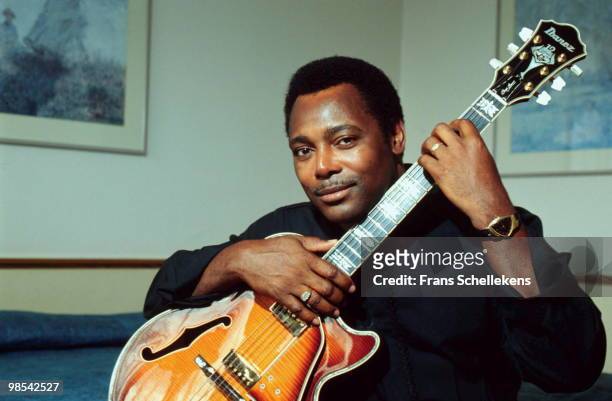 George Benson posed at the North Sea Jazz Festival in The Hague, Netherlands on July 14 2001