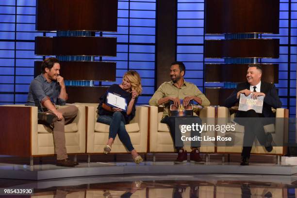 Oliver Hudson, Candace Cameron Bure, Kal Penn and Ross Matthews make up the celebrity panel on "To Tell the Truth," Episode 309, airing SUNDAY, JULY...