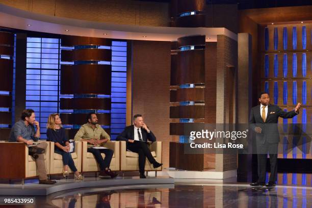 Oliver Hudson, Candace Cameron Bure, Kal Penn and Ross Matthews make up the celebrity panel on "To Tell the Truth," Episode 309, airing SUNDAY, JULY...