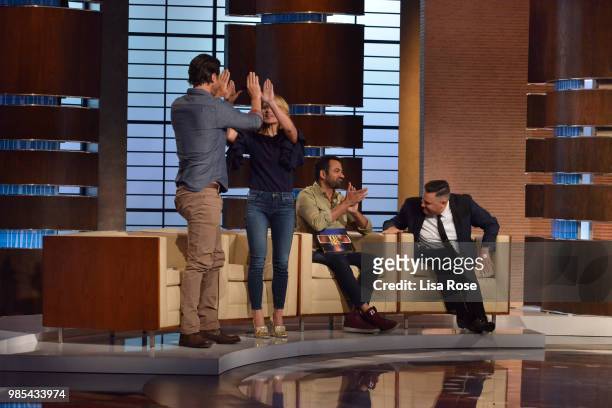 Oliver Hudson, Candace Cameron Bure, Kal Penn and Ross Matthews make up the celebrity panel on "To Tell the Truth," Episode 309, airing SUNDAY, JULY...