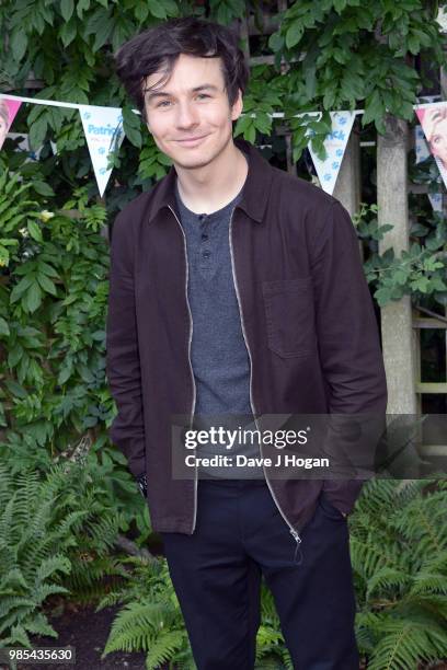 Scott Chambers attends the UK premiere of 'Patrick' at an exclusive private London garden on June 27, 2018 in London, England.