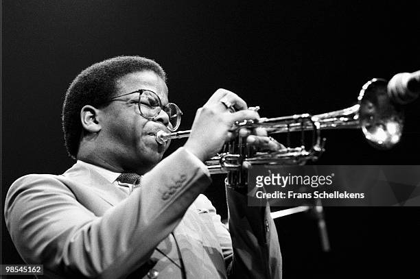 Terence Blanchard performs live on stage with his sextet at Meervaart in Amsterdam, Netherlands on February 19 1984