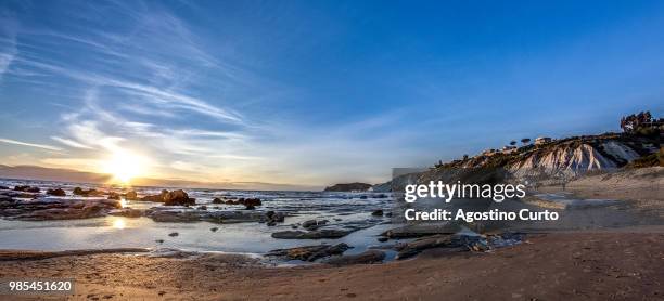 scala dei turchi - curto stock-fotos und bilder