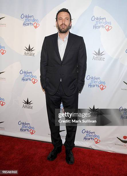 Actor Ben Affleck attends Children Mending Hearts Third Annual Peace Please Gala the Music Box Theatre on April 16, 2010 in Hollywood, California.