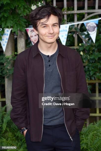 Scott Chambers attends the UK premiere of 'Patrick' at an exclusive private London garden on June 27, 2018 in London, England.