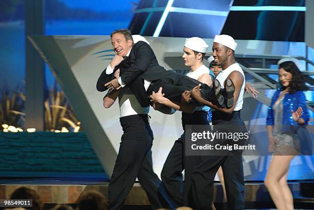 Tim Allen on stage at the 8th Annual TV Land Awards at Sony Studios on April 17, 2010 in Los Angeles, California.