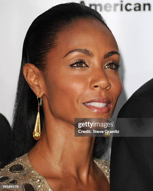 Jada Pinkett Smith attends The American Red Cross Red Tie Affair Fundraiser Gala at Fairmont Miramar Hotel on April 17, 2010 in Santa Monica,...