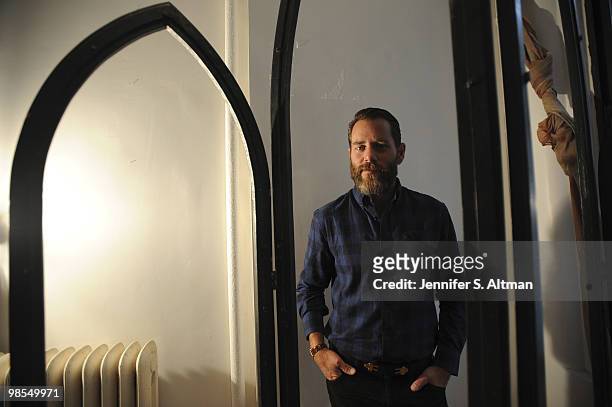 Fashion Designer/Creative Director of LL Bean Alex Carleton is photographed for the Boston Globe.
