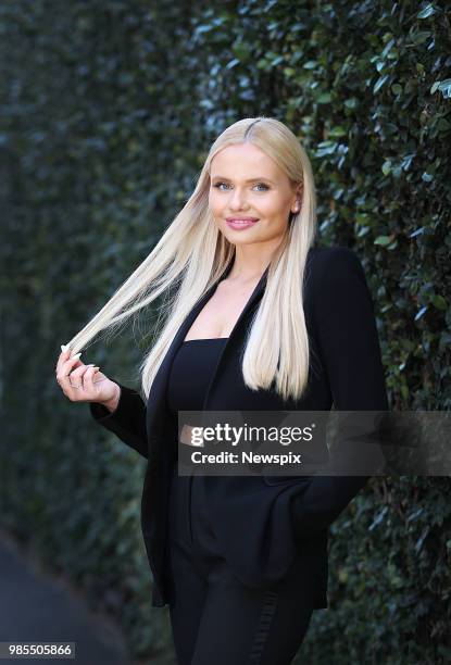Singer, presenter and social media star Alli Simpson poses during a photo shoot in Sydney, New South Wales.