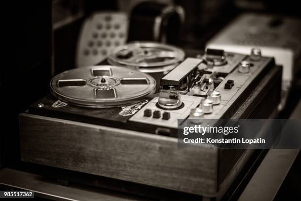 tape recorder - tape recorder stock pictures, royalty-free photos & images