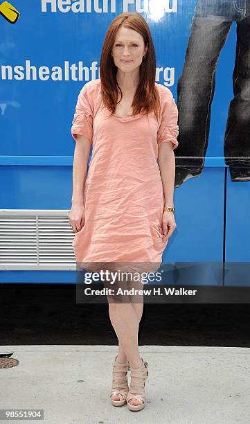 Actress Julianne Moore attends the New York Children's Health Project on April 19, 2010 in the Bronx borough of New York City.