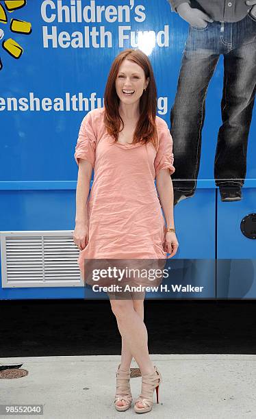 Actress Julianne Moore attends the New York Children's Health Project on April 19, 2010 in the Bronx borough of New York City.