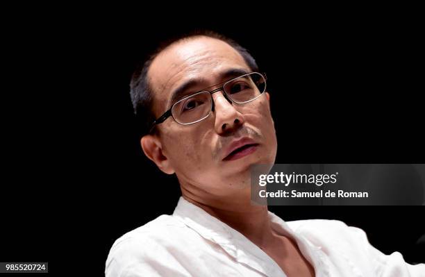 Apichatpong Weerasethakul Presents Spain Moving Images Festival in Madrid on June 27, 2018 in Madrid, Spain.