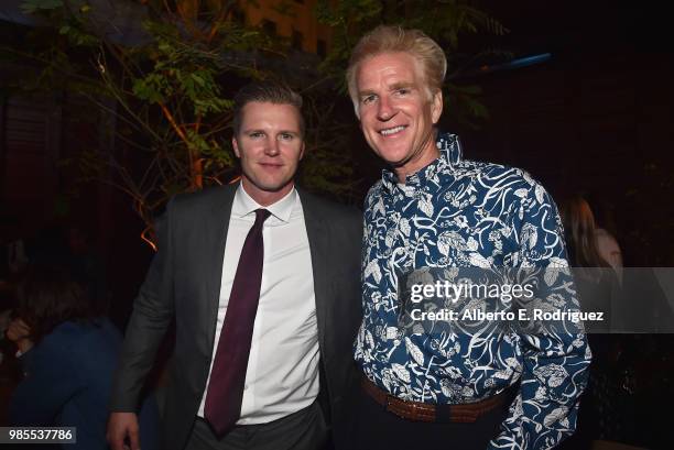 Producer Trent Luckinbill and actor Matthew Modine attends the after party for the premiere of Columbia Pictures' "Sicario: Day Of The Soldado" at...