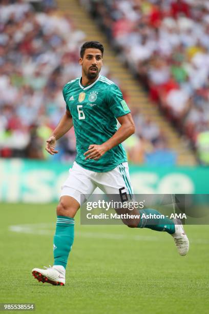 Sami Khedira of Germany in action during the 2018 FIFA World Cup Russia group F match between Korea Republic and Germany at Kazan Arena on June 27,...